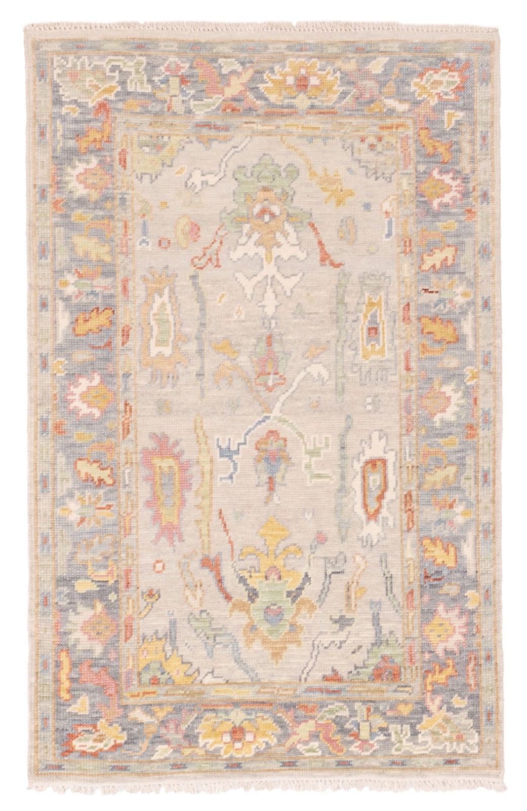 Hand Knotted Area Rug 3’7″ x 5’7″ Traditional Oriental Wool Carpet