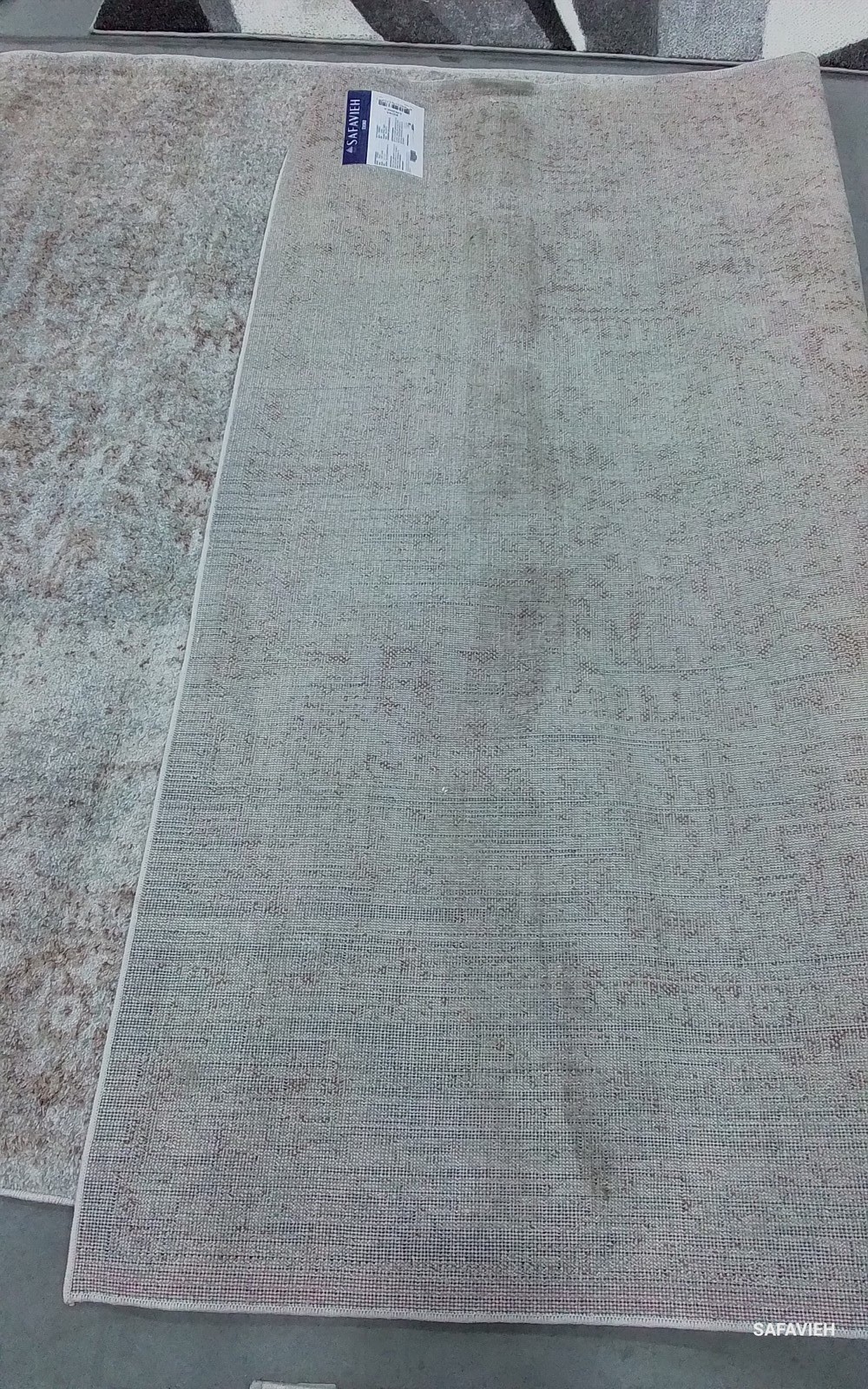 IVORY / TAUPE 6′-7″ x 9′-0″ Back Stain Rug, Reduced Price 1172798202 EVK256E-6