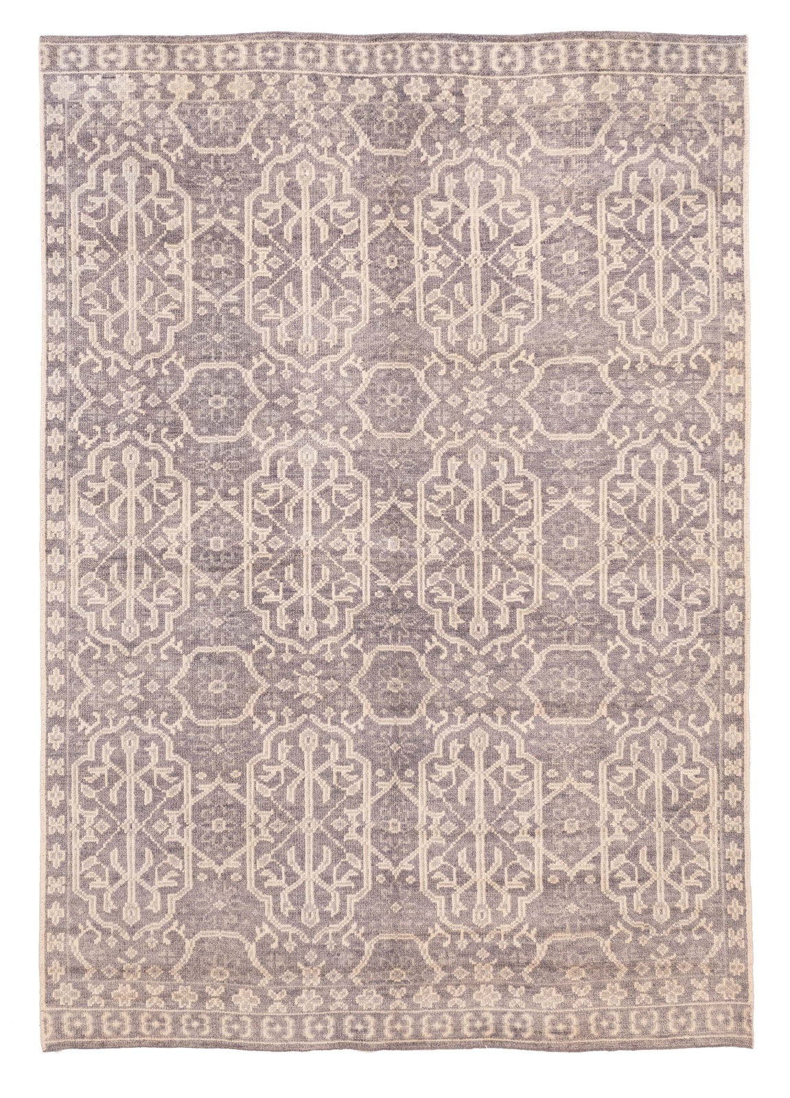 Vintage 7’2″ x 10’0″ Traditional Hand Knotted Vegetable Dye Wool Area Rug