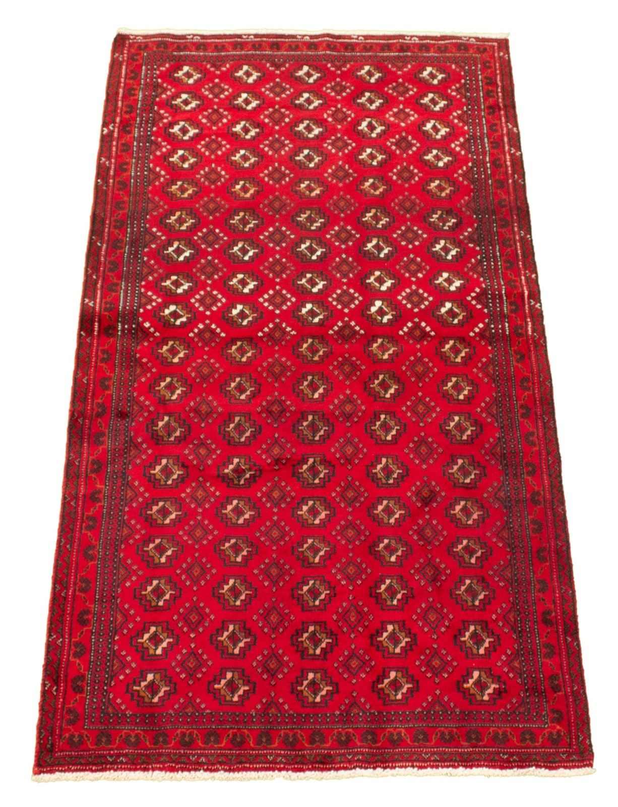 Hand Knotted Area Rug 3’8″ x 6’11” Traditional Oriental Wool Carpet