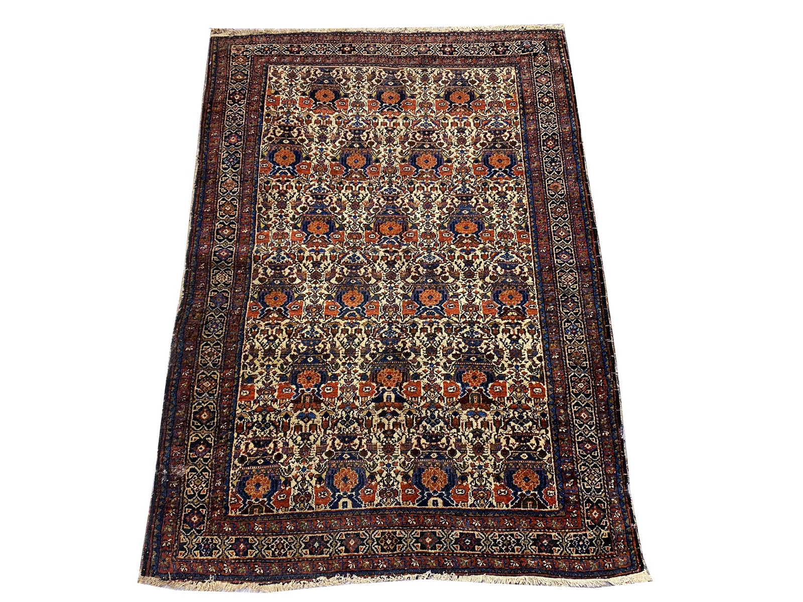 3×5′ Antique Perrsian Kord Bijaar Rug 1930’s #F-6681