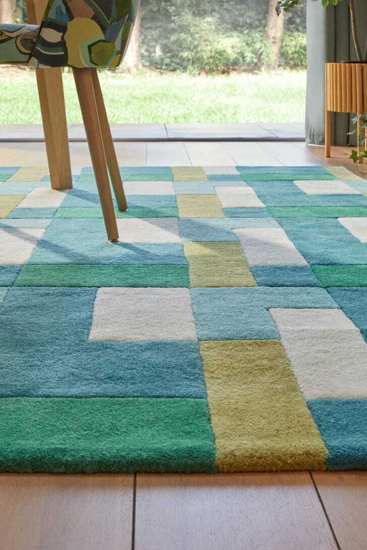 New Modern Abstract Premium Quality Hand Tufted 100% Pure Woolen Area Rug For
