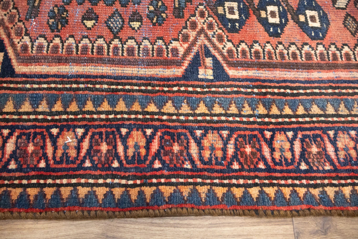Semi-Antique Distressed Floral Classic Oriental Wool Rug Entryway Carpet 4×7 Ft