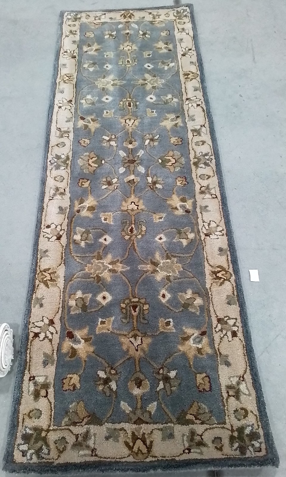BLUE / BEIGE 2′-3″ x 7′-0″ Flaw in Rug, Reduced Price 1172804591 ROY343B-27