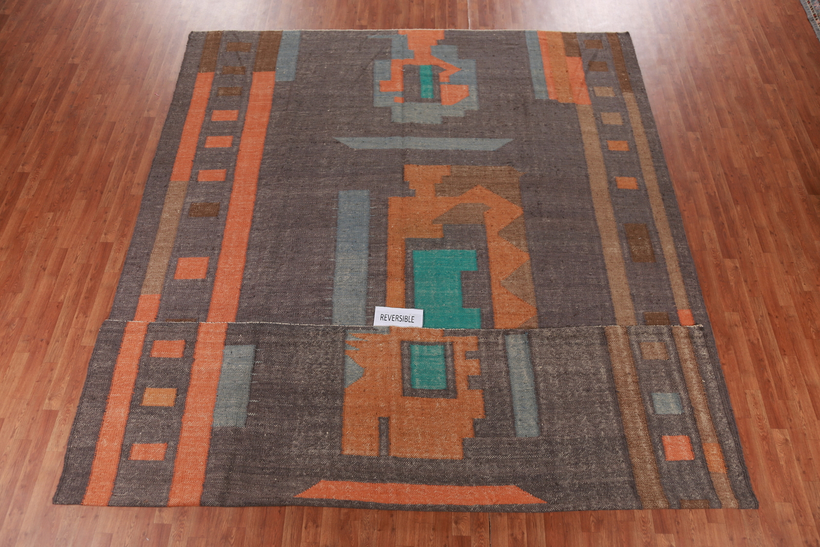 Flatweave Reversible Tribal Kilim Kelim Large Rugs Handwoven Turkish 11×14 ft