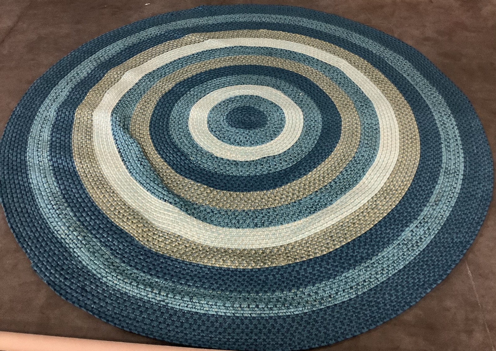 AQUA / GREEN 7′-0″ x 7′-0″ Flaw in Rug, Reduced Price 1172670458 BRA230J-7R