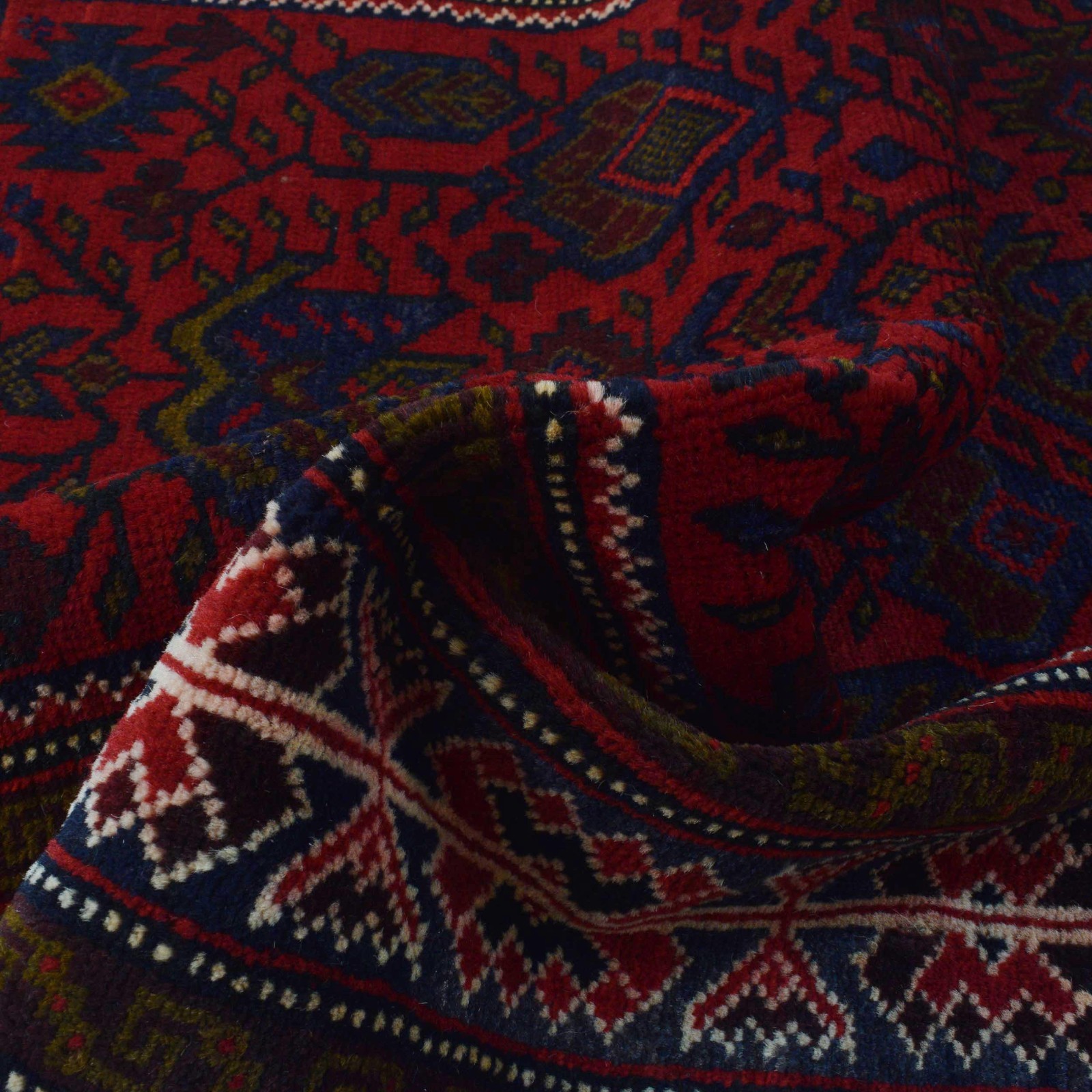 New Afghan Handmade Carpet, Balouch Area Woolen Rug Tribal Rug 2’11×4’6ft W35928