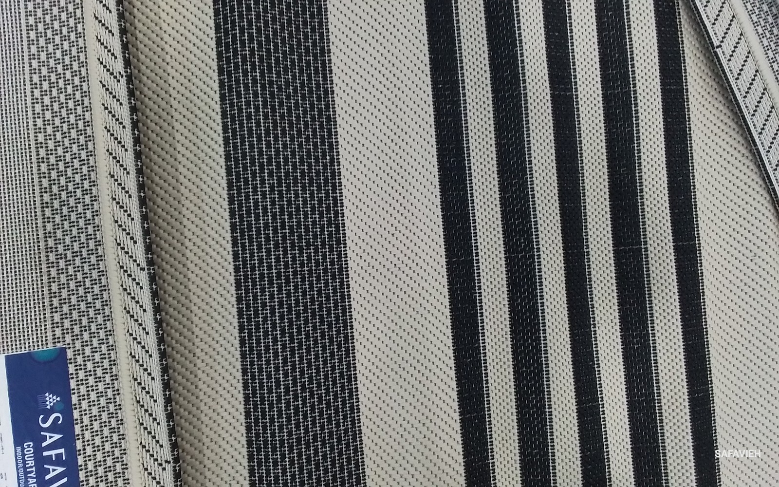 BLACK / BONE 5′-3″ x 7′-7″ Flaw in Rug, Reduced Price 1172808352 CY6062-216-5