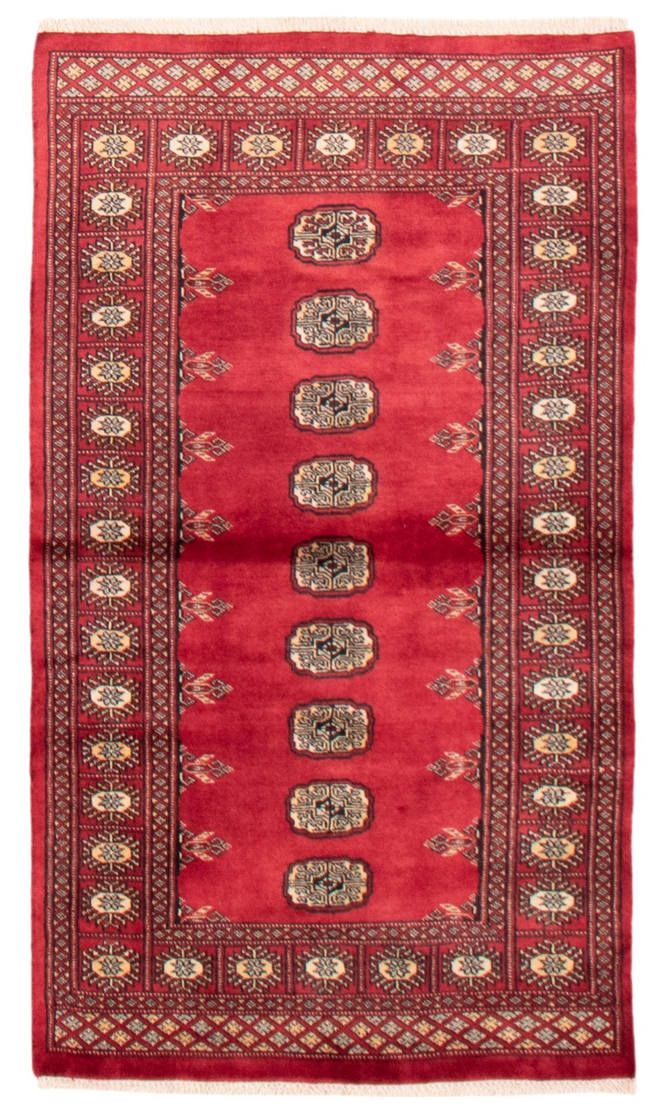 Traditional Hand Knotted Oriental Area Rug 3’0″ x 5’1″ Wool Carpet
