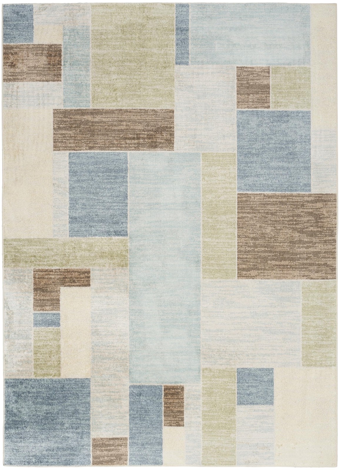 Nourison Home Astra Machine Washable Blue Green Multi 4 X 6 Area Rug –
