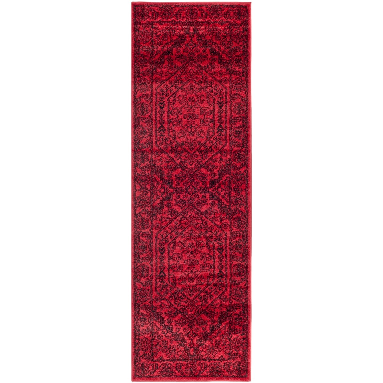 SAFAVIEH Adirondack Collection ADR108F Red / Black Rug