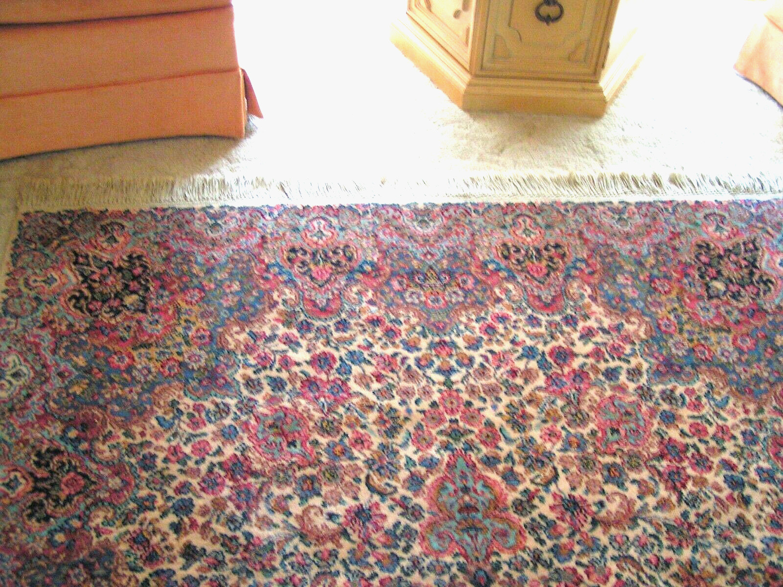 Vintage Karastan Rug Kirman Design 759 Pattern 5’9″x 9′ Great Condition