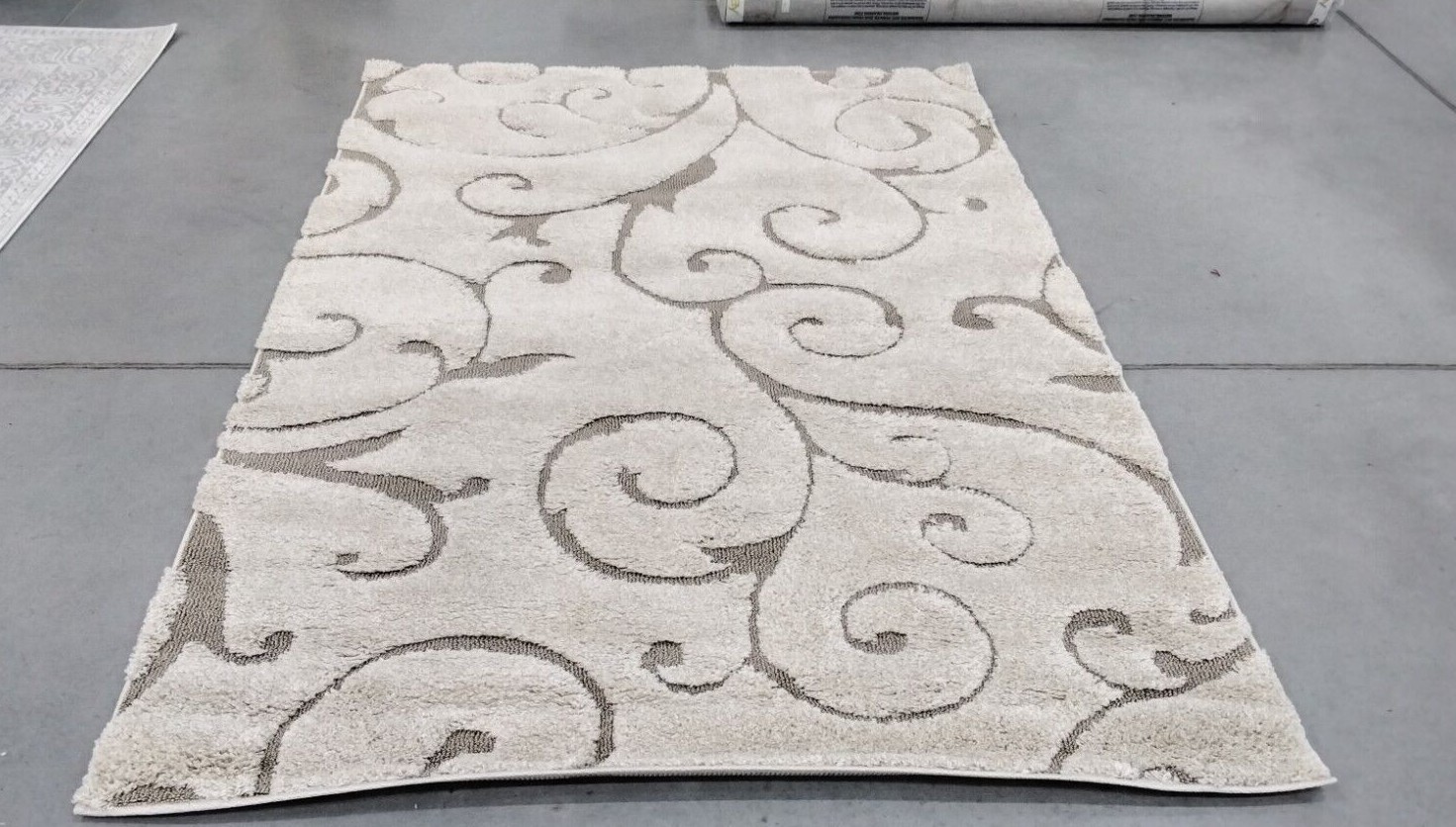 BEIGE 5′-3″ X 7′-6″ Back Stain Rug, Reduced Price 1172714715 SG455-1113-5