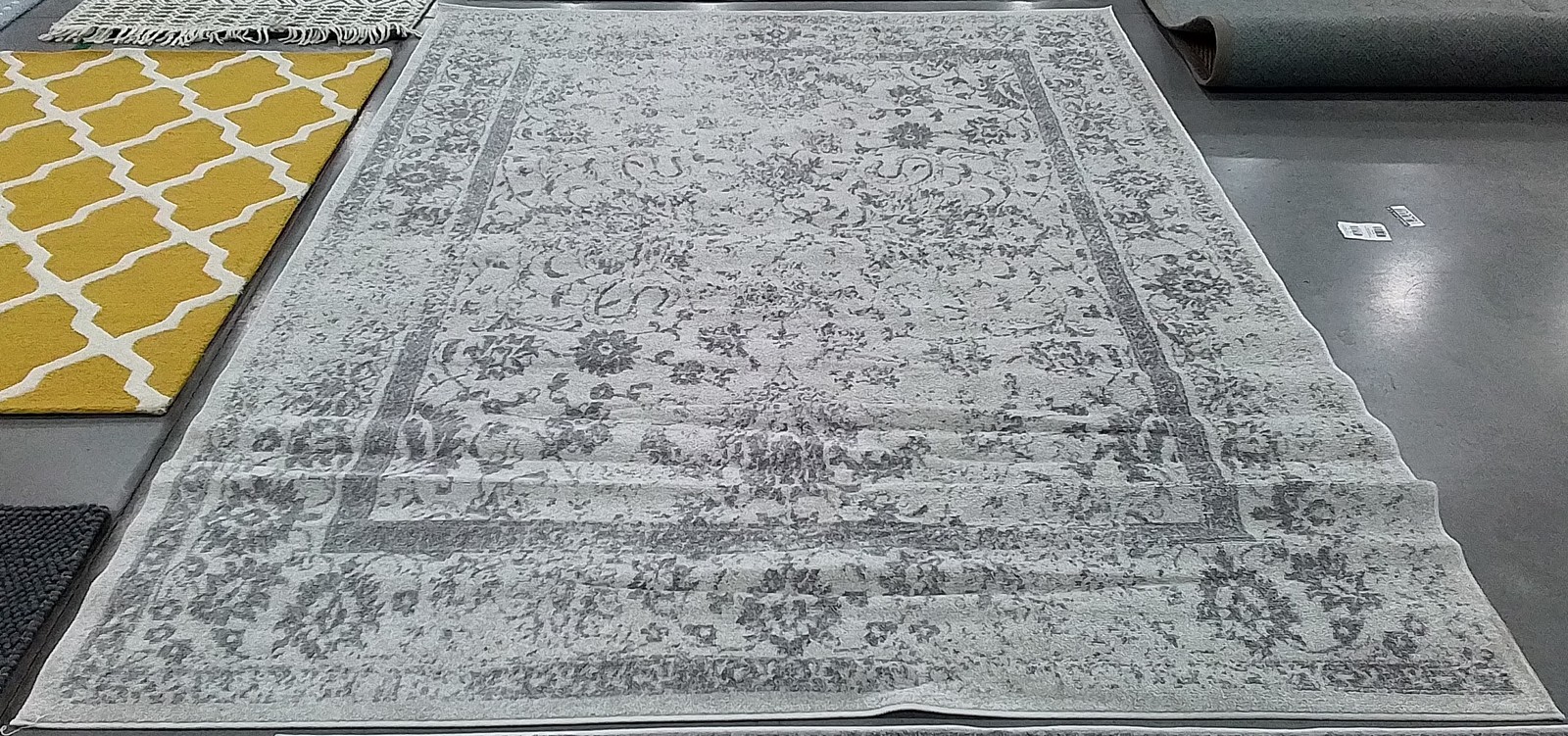 IVORY / SILVER 8′-0″ x 10′-0″ Back Stain Rug, Reduced Price 1172807365 ADR109C-8