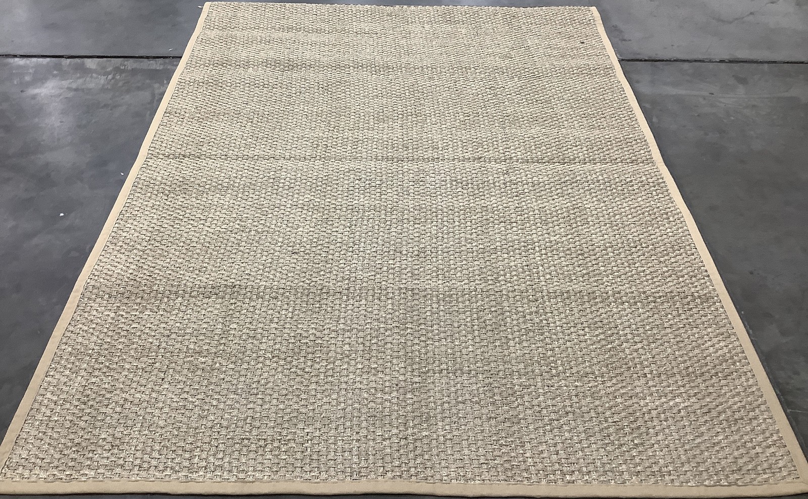 NATURAL BEIGE 9′-0″ x 12′-0″ Broken Thread Rug Reduced Price 1172685970 NF114A-9
