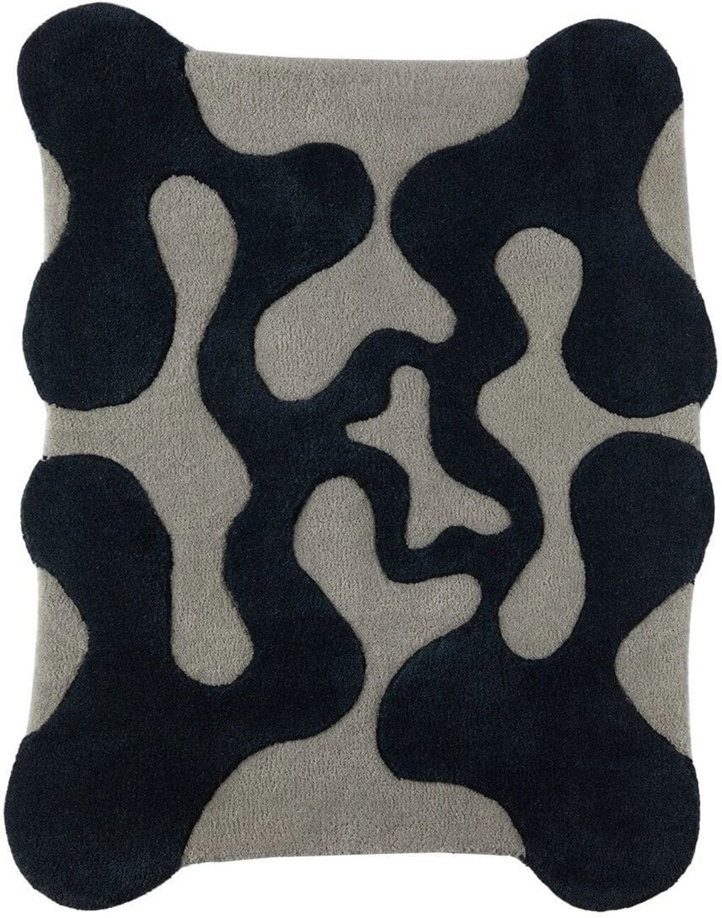 Modern Handmade Tufted Area Rugs, 100% Wool Made, Irregular-Rectangular Design.