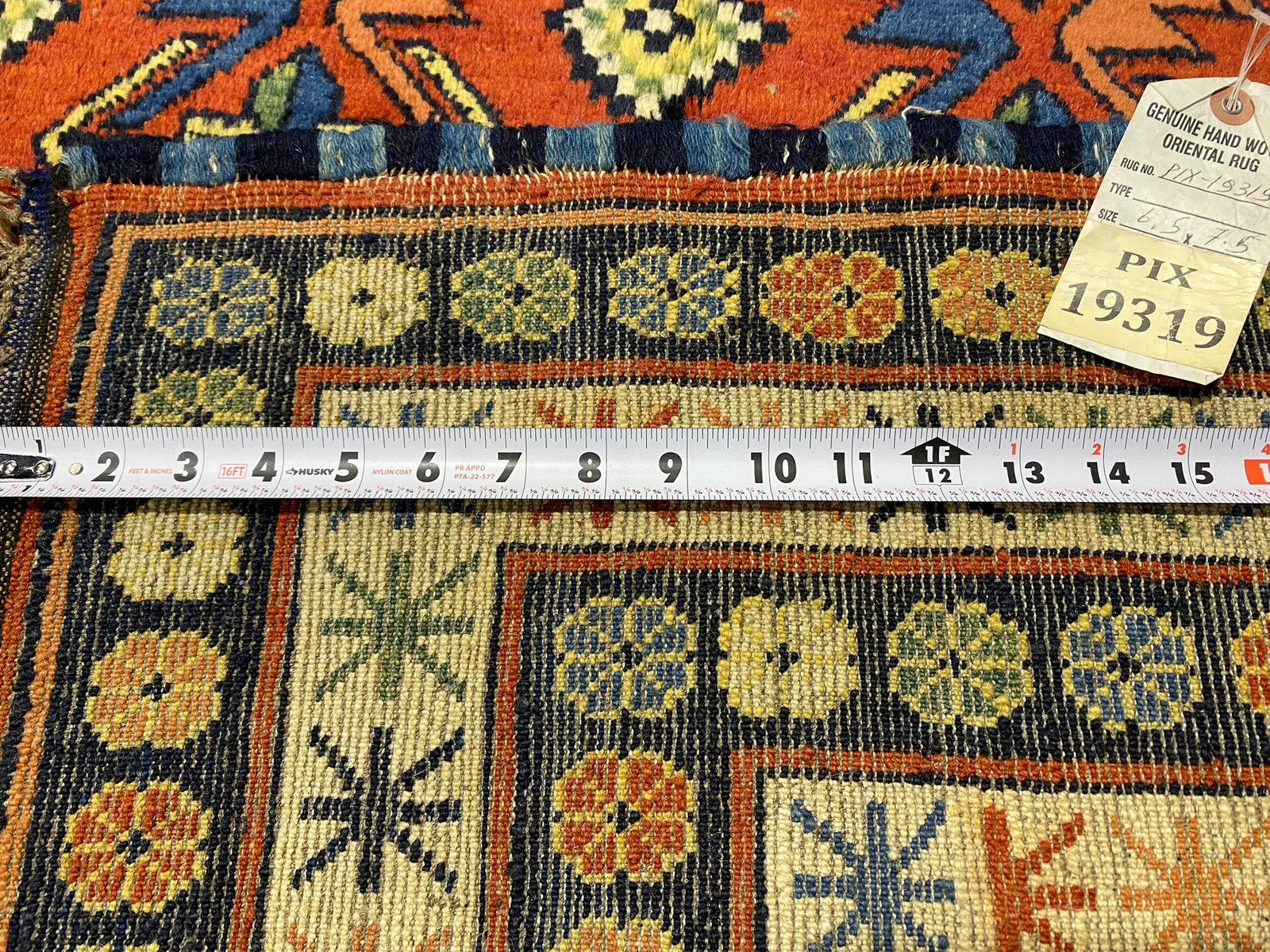 6×7 Genuine Chechen Perpedil Kazak Rug #PIX-19319