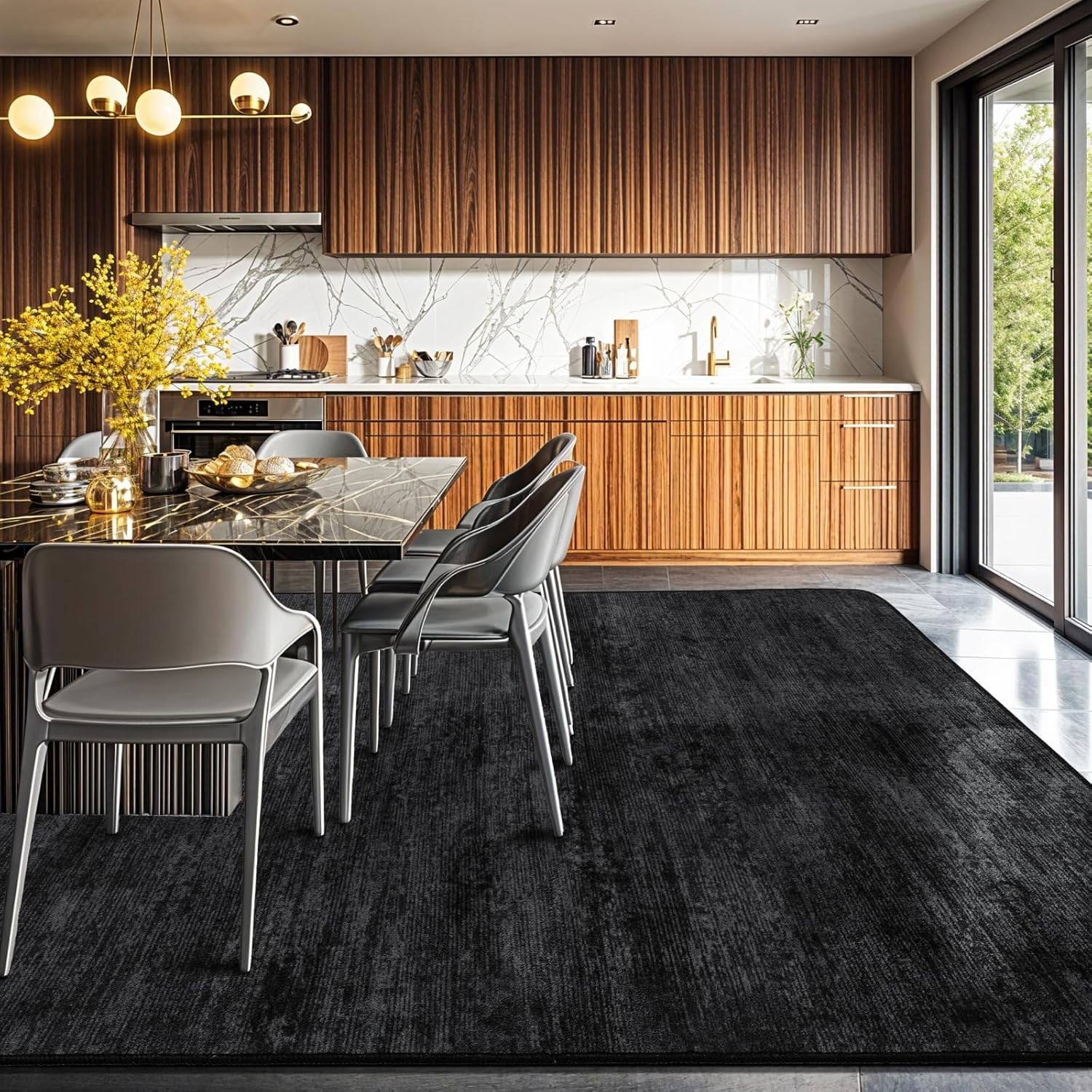 Stylish 6×9 Washable Living Room Rug – Non-Slip Backing & Eco-Friendly Materials
