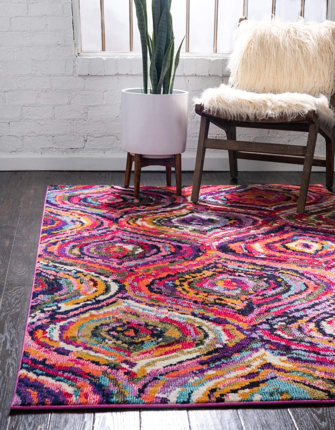 Estrella Collection Colorful, Abstract, Geometric, Gradient, Modern Area Rug …
