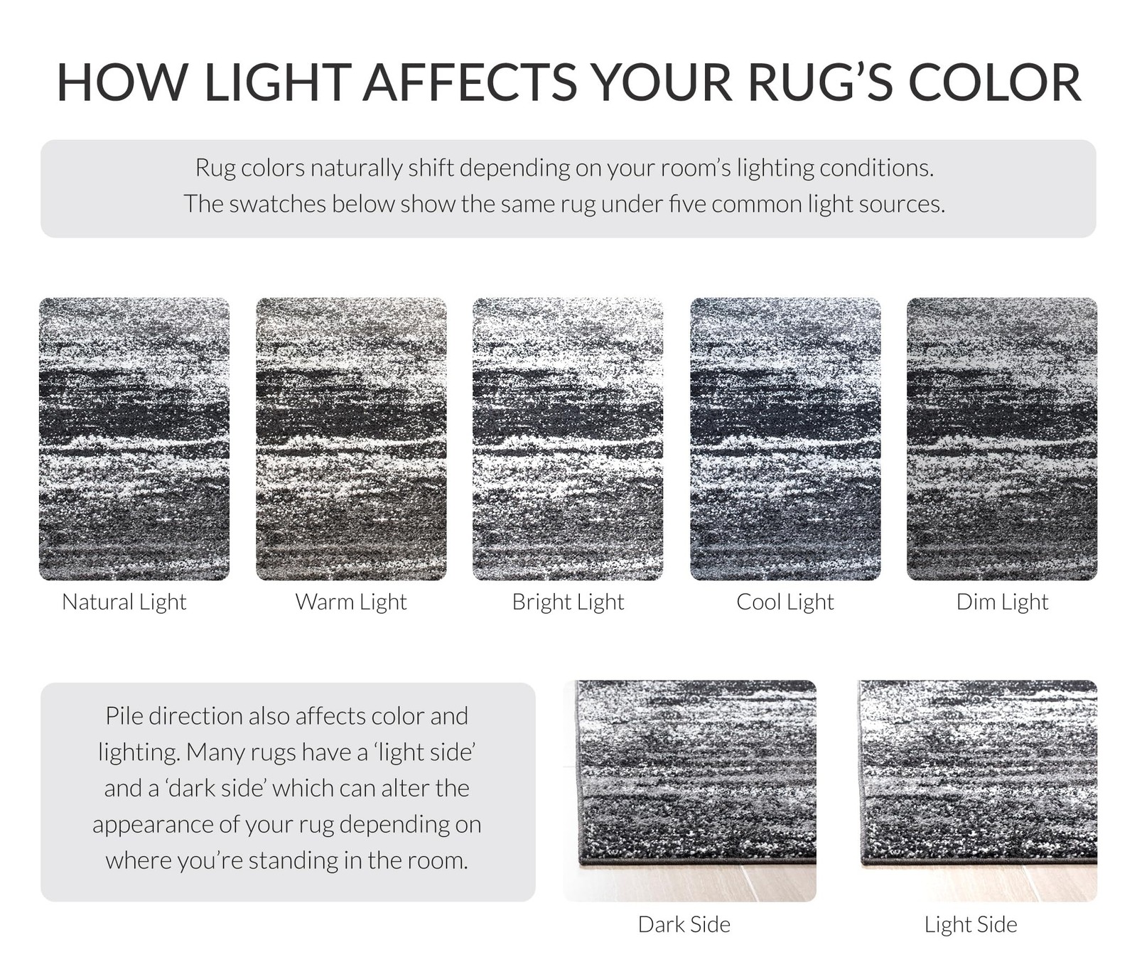 Adirondack Collection Accent Rug – 2’6″ x 4′, Silver & Black, Modern Abstract…