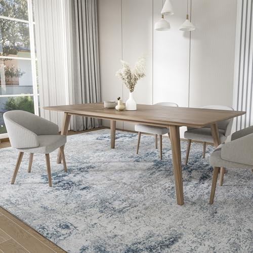 5×7 Washable Area Rug for Living Room, Non-Slip Soft Modern Abstract Large