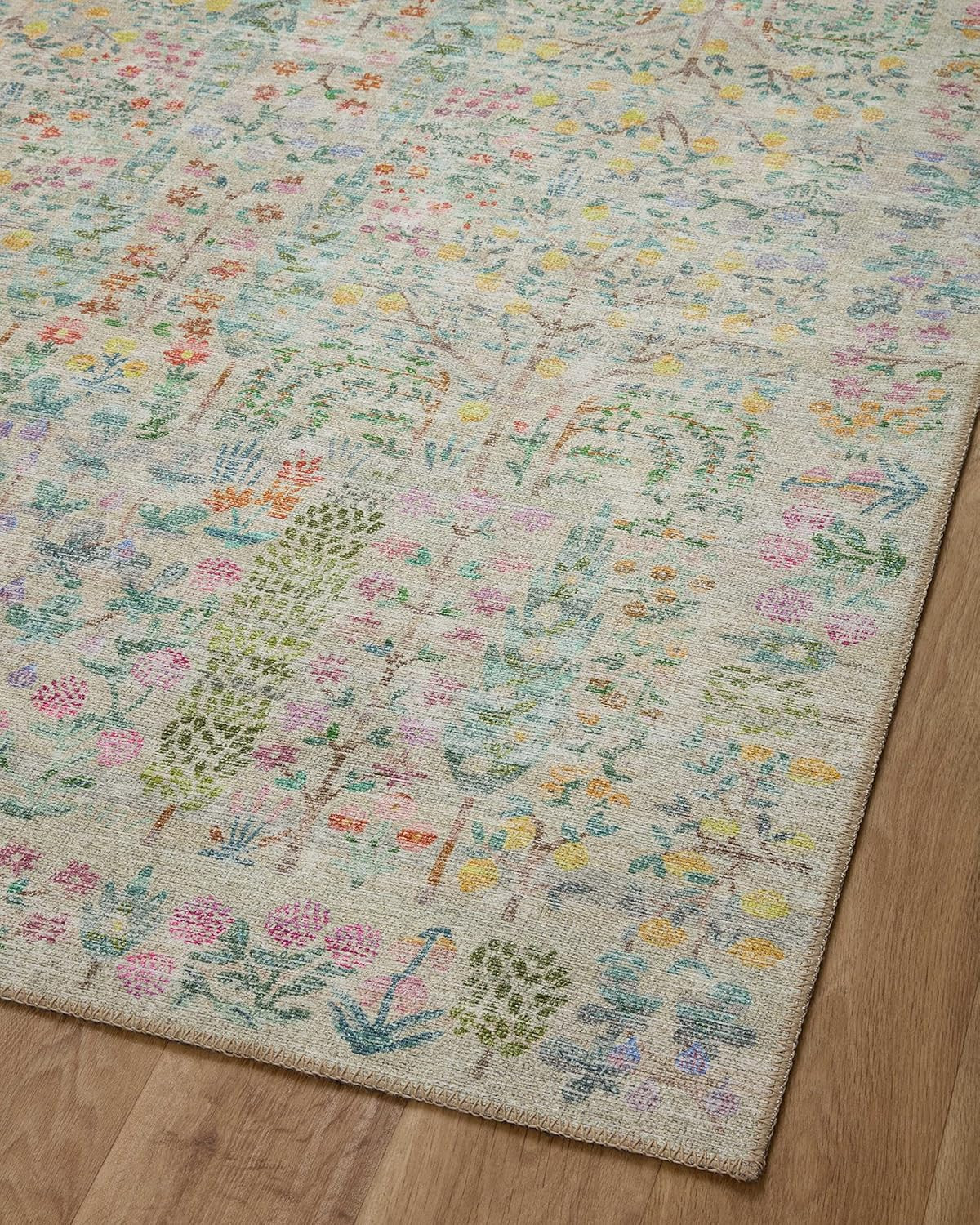Loloi Rifle Paper Co. Maison Khaki Area Rug 7’6″ x 9’6″ – Stylish & Cozy