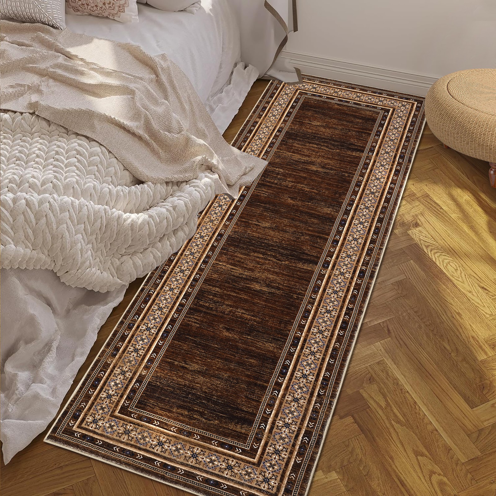Washable 2X6ft Hallway Runner Rugs Soft Non Slip Kitchen Rug Carpet Indoor