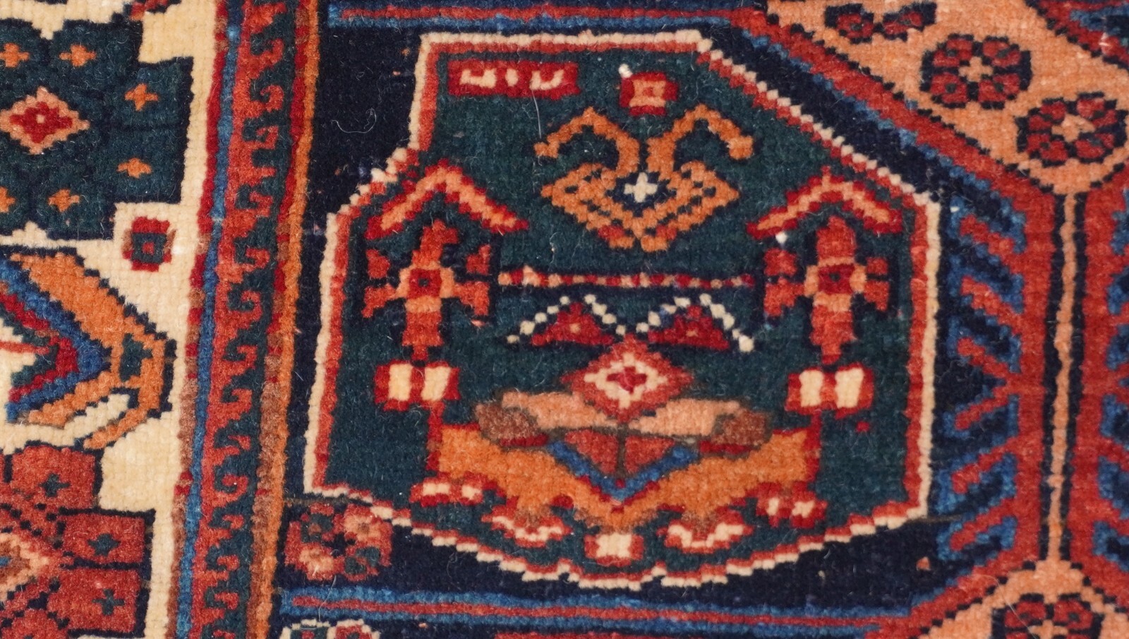 Antique Afsharr Saddle-Bag Hand Knotted Wool Tribal Rug 22″ x 30″ inch