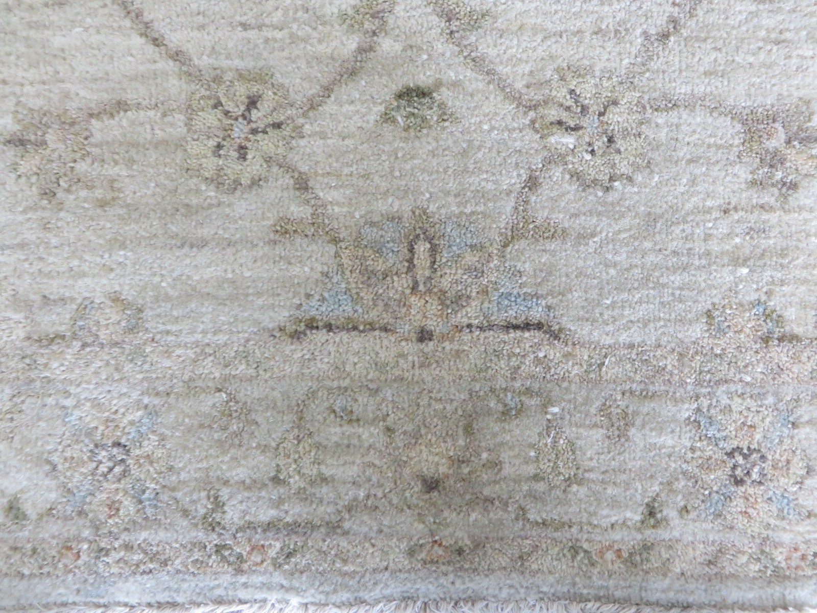 3 x 5’3 Hand Knotted Beige Peshawar Oushak Oriental Rug G16425