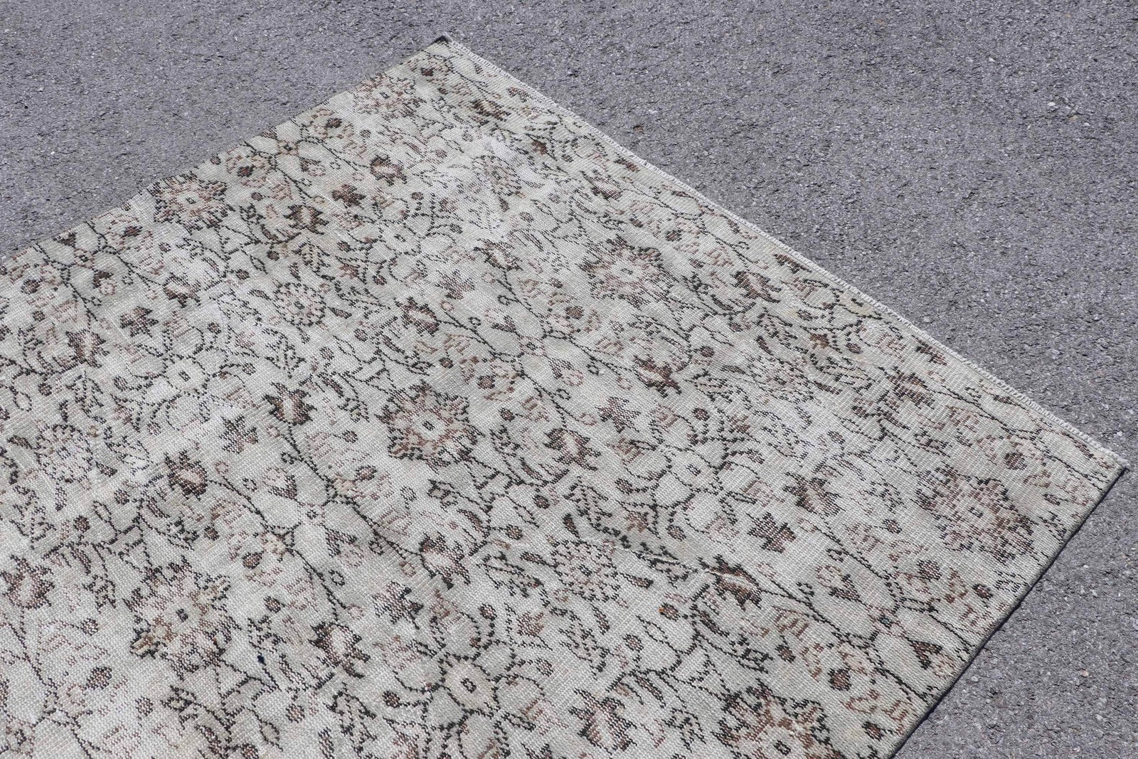5,4×9,1 ft Rug, Large Vintage Rug, Gray Rug Camouflage Rug