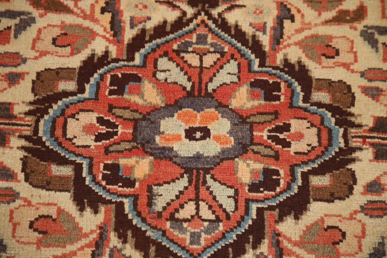 Floral Bird Design Living Room Rug 5×11 Wool Hand-knotted Classic Vintage Carpet