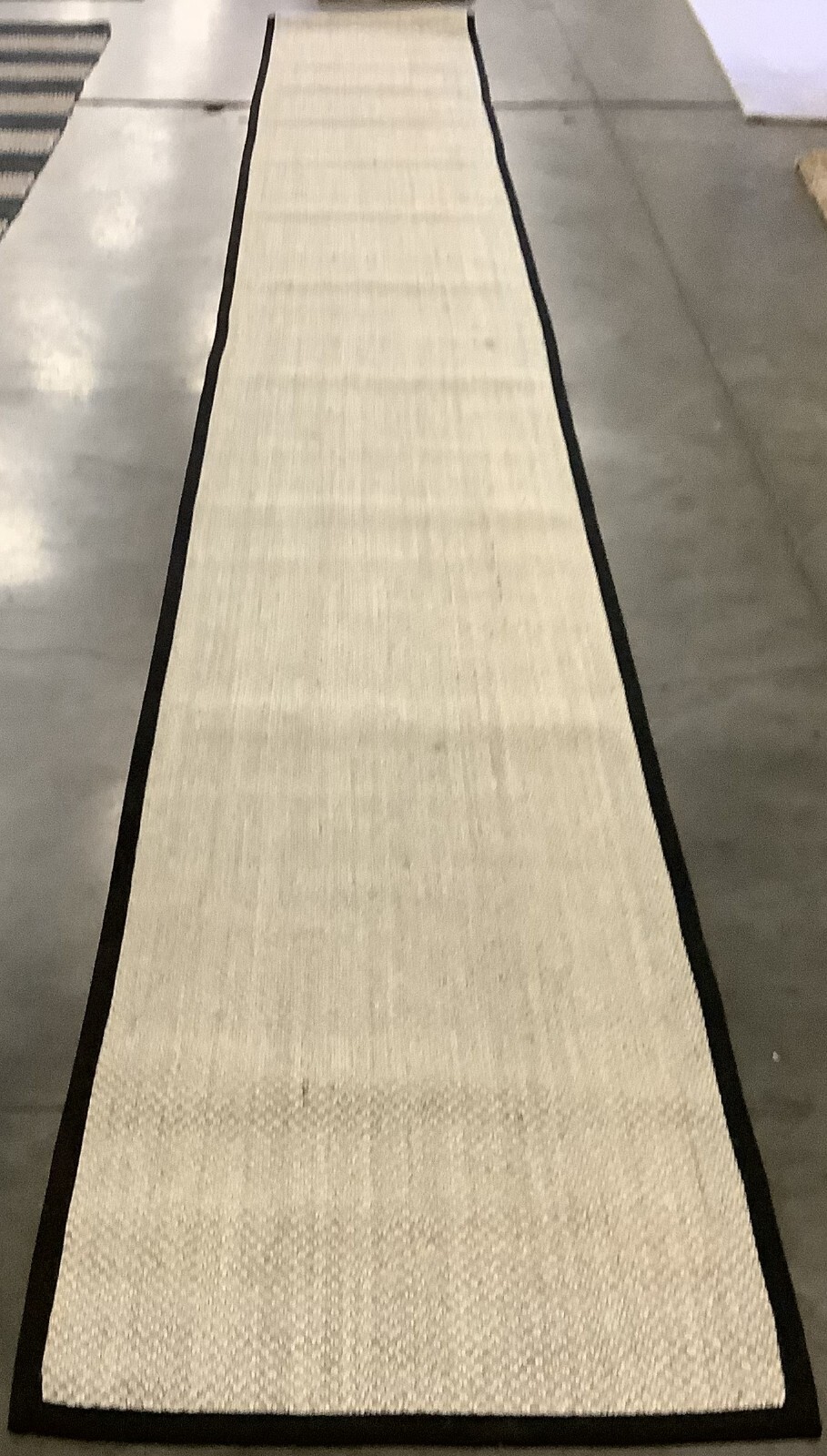 MARBLE / BLACK 2′-6″ x 20′-0″ Flaw in Rug, Reduced Price 1172671553 NF143A-220