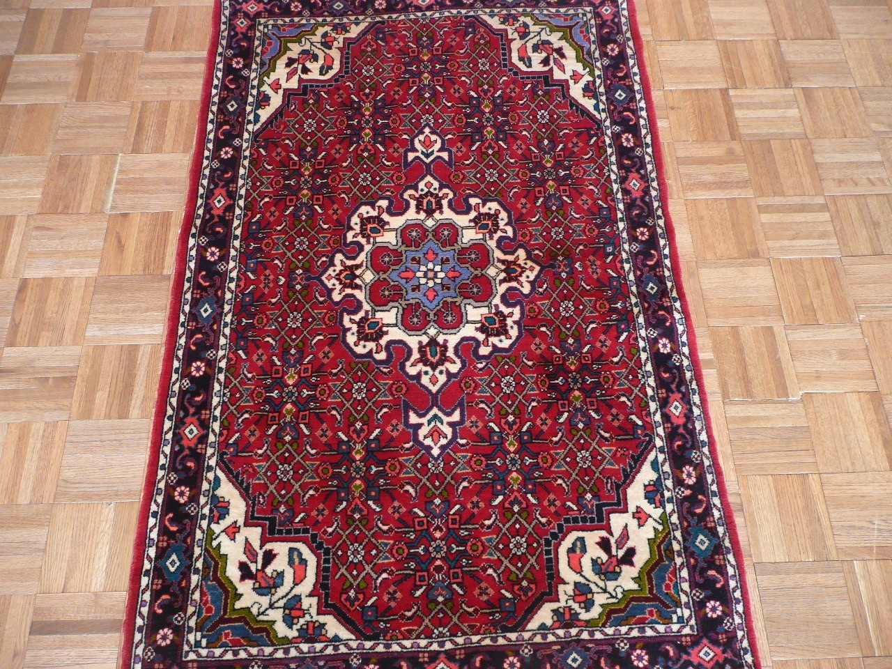 3’4 x 5’4 Hand Knotted Red Fine Bidjar Oriental Rug G807
