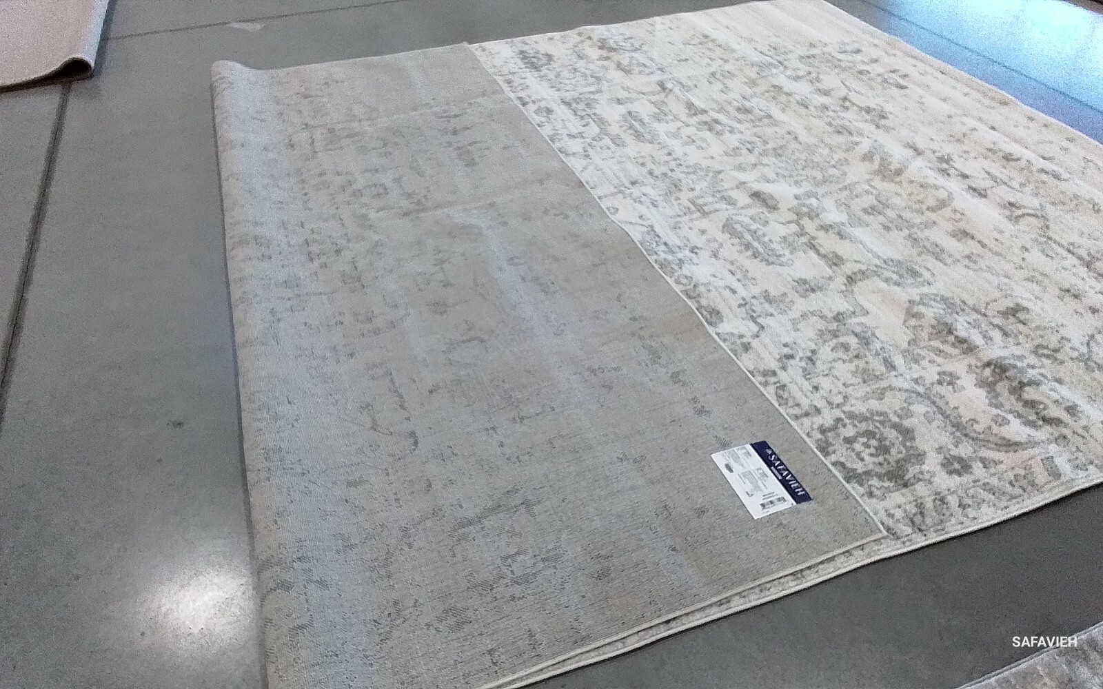 SILVER / IVORY 10′-0″ x 14′-0″ Flaw in Rug, Reduced Price 1172770794 MAD603G-10