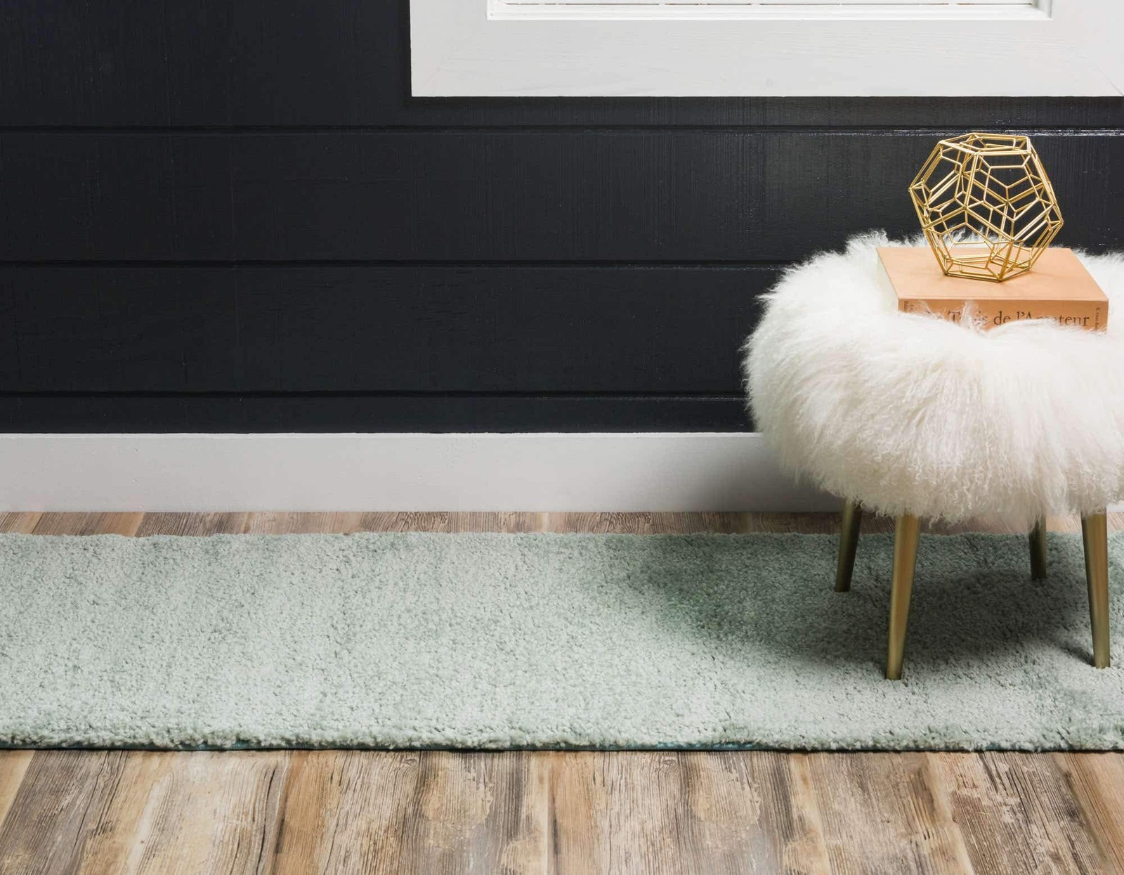 Unique Loom Solo Collection Area Rug – Calabasas 2 2 X 6 7 Runner Light Blue