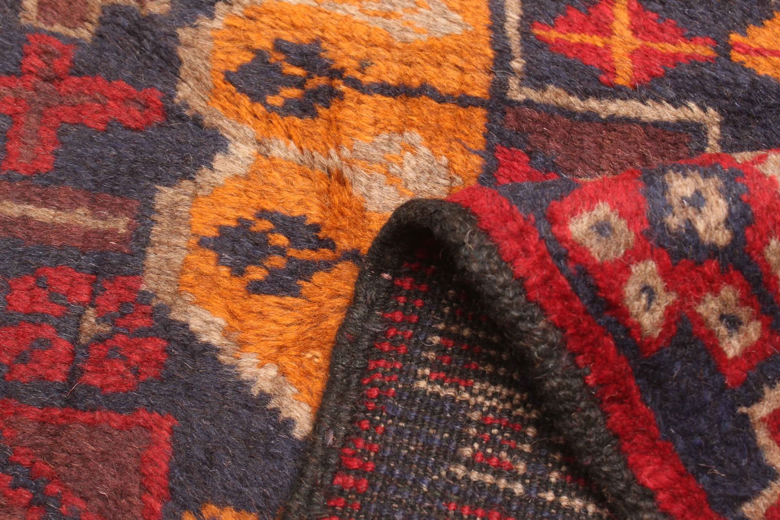 Vintage Traditional Hand-Knotted Area Rug 3’4″ x 6’2″ Oriental Wool Carpet