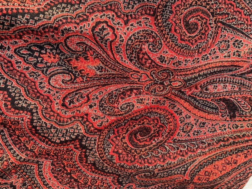 Vintage Paisley Shawl, 100 % Pure Woolen Scarf, Woolen shawl,Women Shawl 4×6 ft