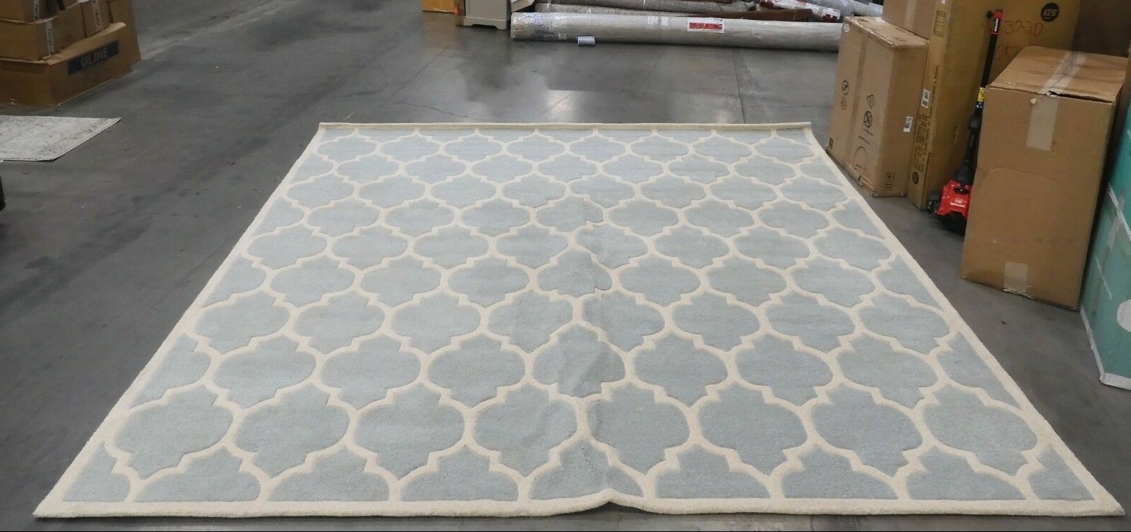GREY 8′-9″ X 8′-9″ Square Back Stain Rug, Reduced Price 1172625415 CHT734E-9SQ