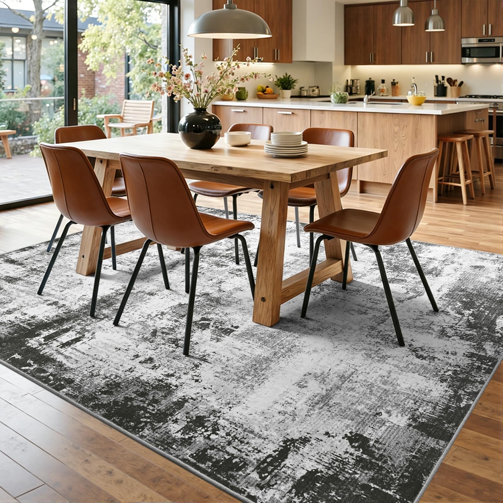 Cuzwlovita 8X10 Ft Large Area Rugs For Living Room Soft Non-Slip Washable Rugs
