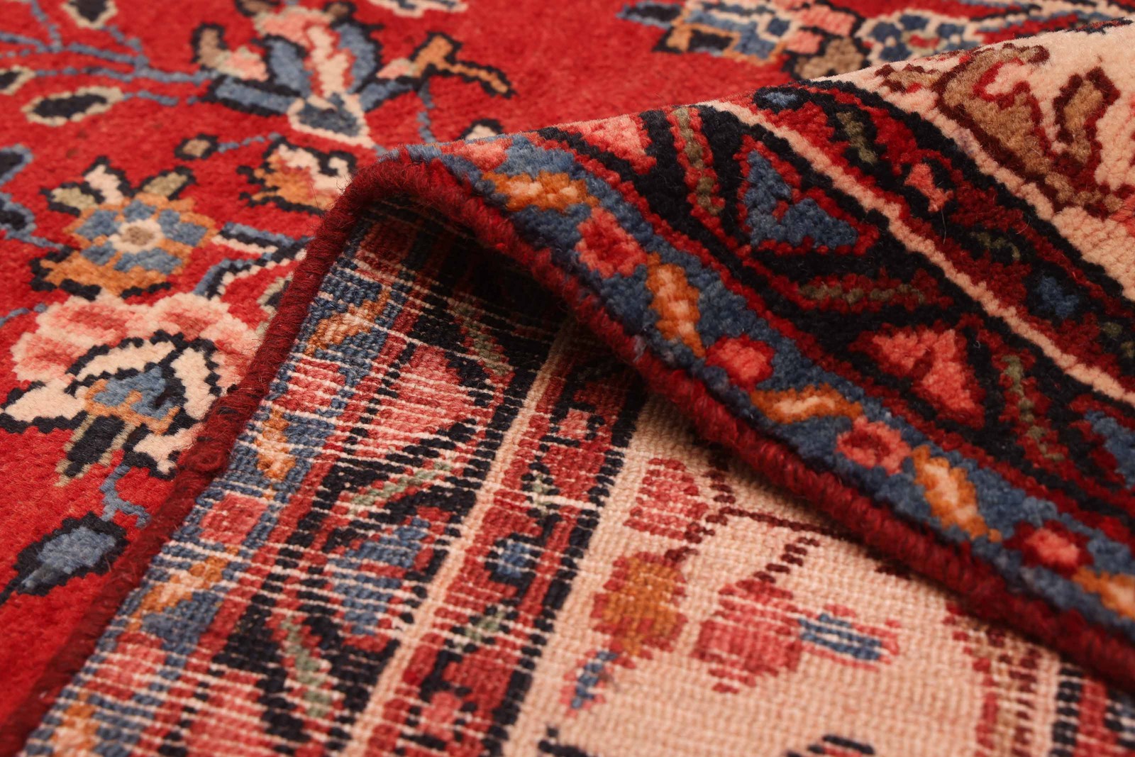 Vintage 8’4″ x 11’10” Traditional Hand Knotted Vegetable Dye Wool Area Rug