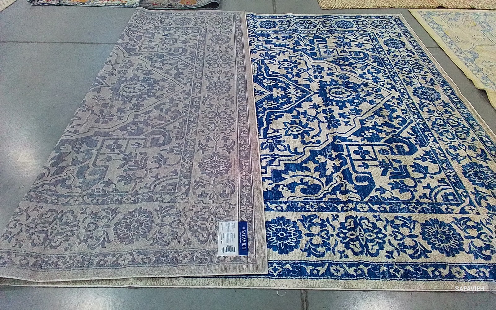 NAVY / LIT GREY 10′-0″ x 13′-0″ Flaw in Rug, Reduced Price 1172781006 BNT832M-10
