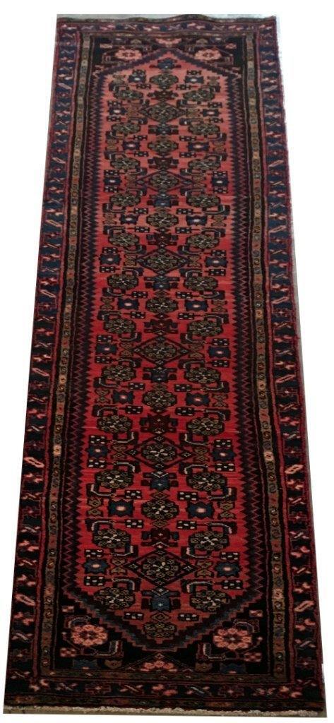 3×13′ Brownish Red Perssiaan Hammadan Rug 81884