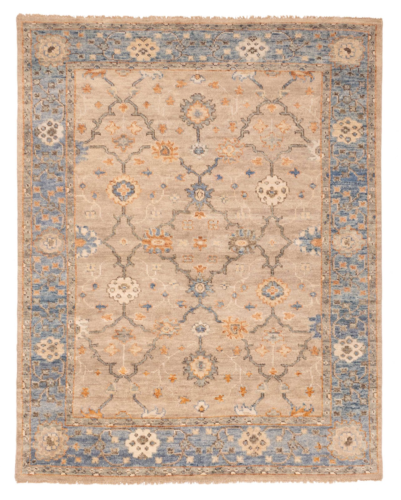 7’10” x 10’0″ Hand Knotted Oriental Carpet Traditional Wool Area Rug