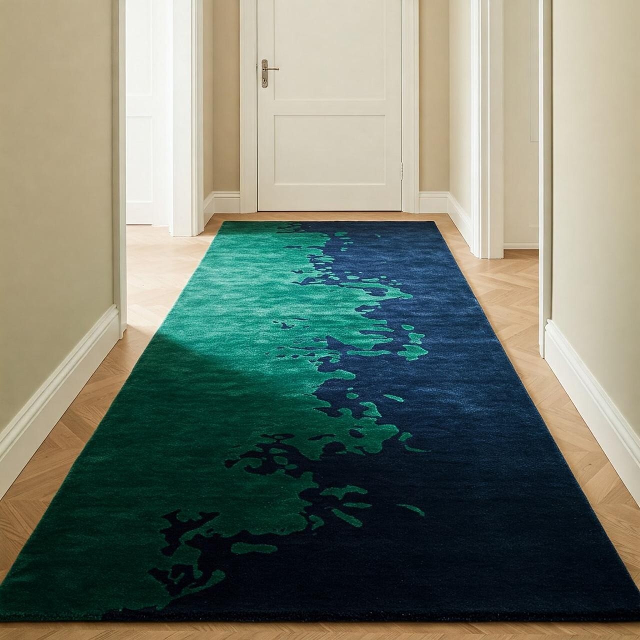 “Midnight Tides” RECTANGULAR SHAPE RUGS FOR LIVING AND BEDROOMS