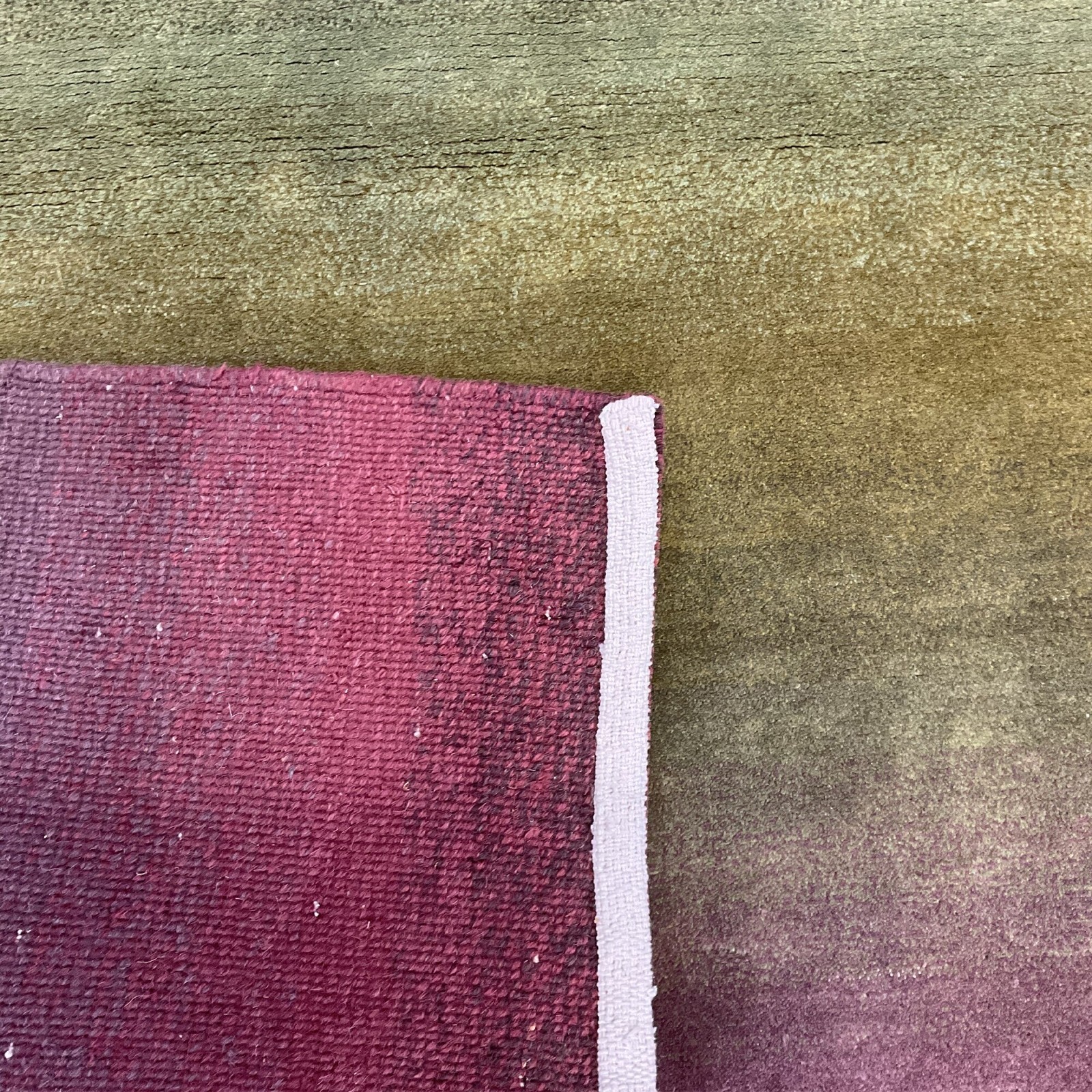 One Of a Kind Tibetan Wool Rug (3’6 X 5’7)