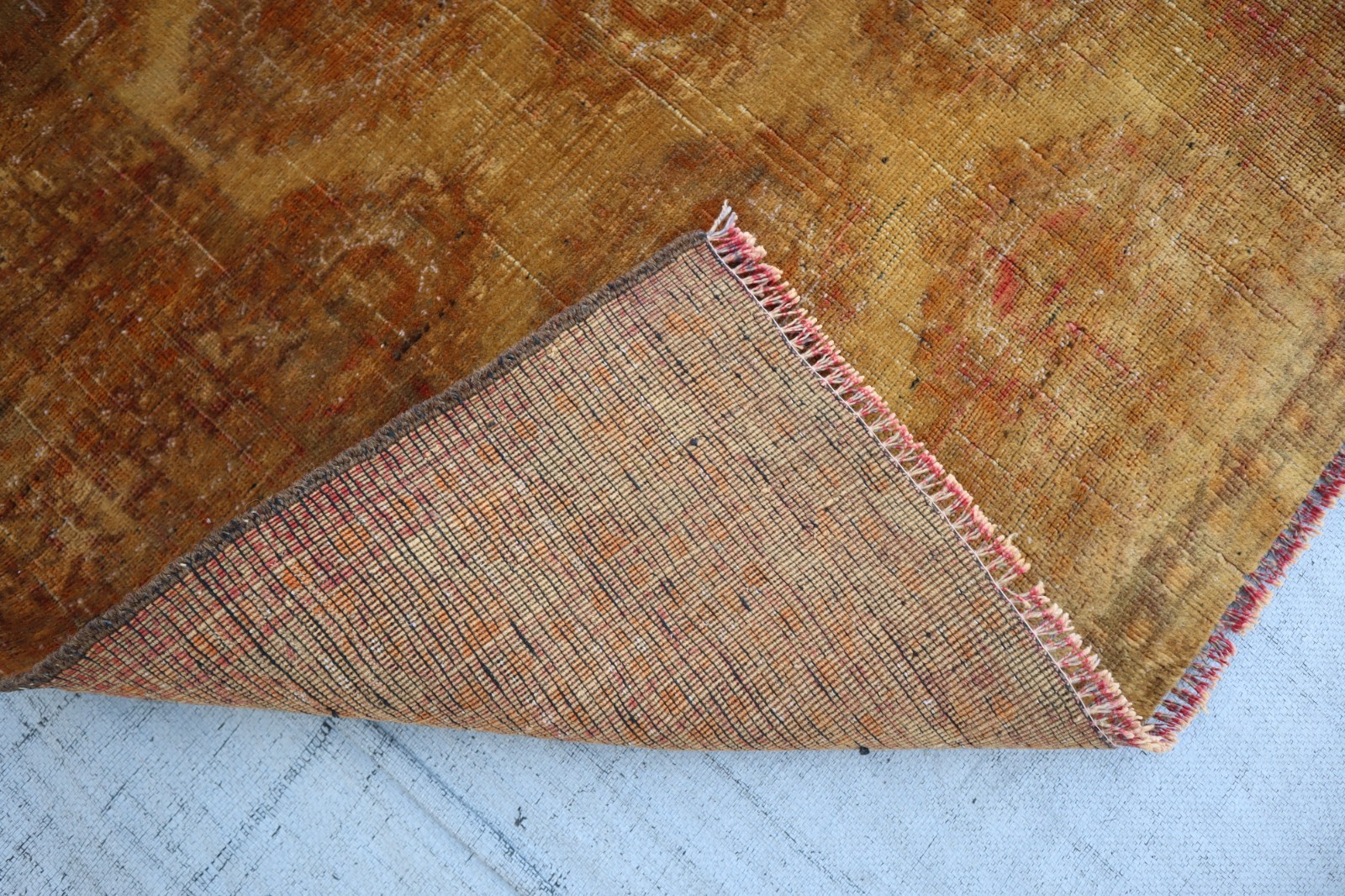 Antique Turkmen Tribal Saruq Rug 4×6 ft Handmade Nomadic Art Wool Low Pile Rug