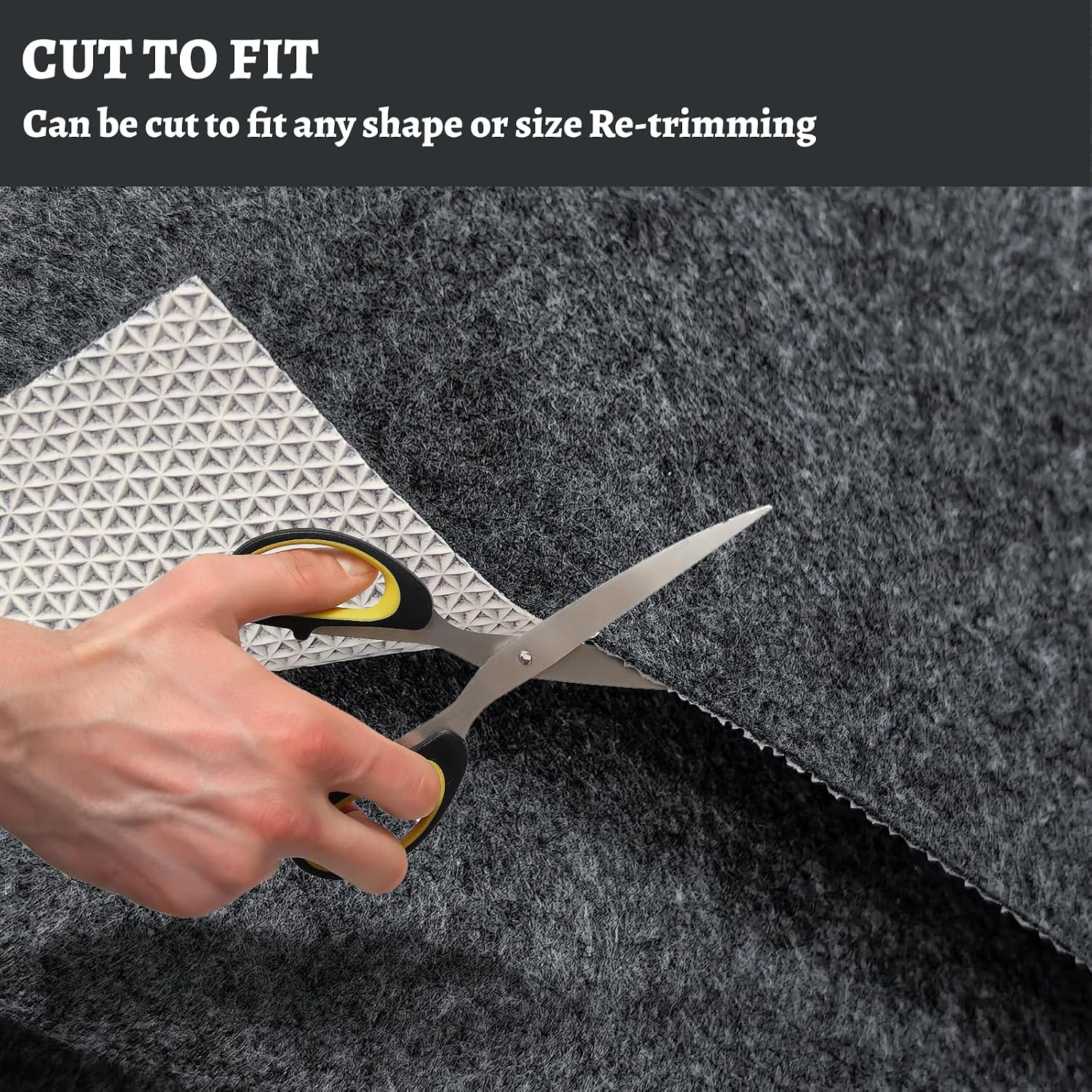 Waterproof Rug Pad Non Slip Area Carpet Protector Felt Underlay for All Floor 5X