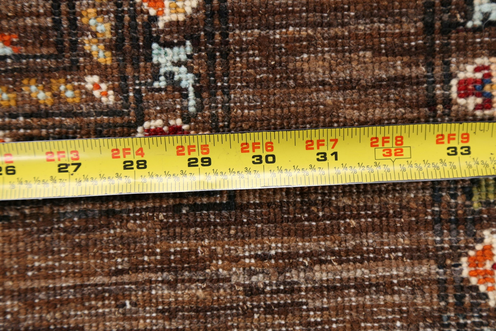 100% Vegetable Dye Brown Wool Ziegler Oriental Area Rug Hand-made Carpet 5×7