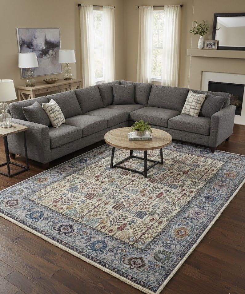 Modern Garden Bamboo Silk Viscose 8X10 Handmade Oriental Rug Home Decor Carpet