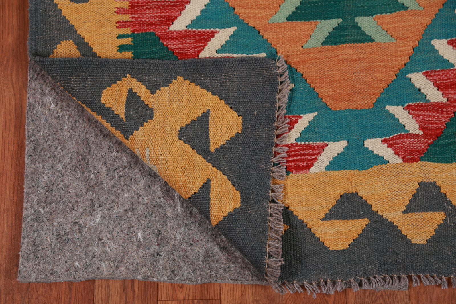 Kilim Kelim Handmade Runner Rugs Flatweave Vibrant Geometric Wool Carpet 3×13 ft